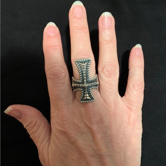 NWOT Carolyn Pollack American West cross ring - Picture 8 of 10